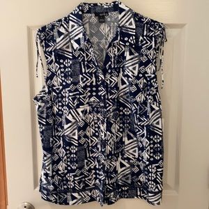 Sleeveless Top size Large